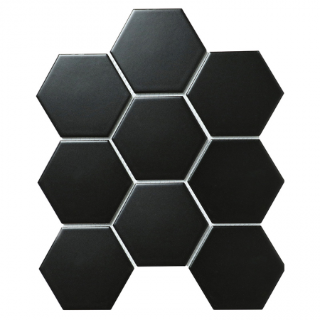 Hexagon Big Black Matt