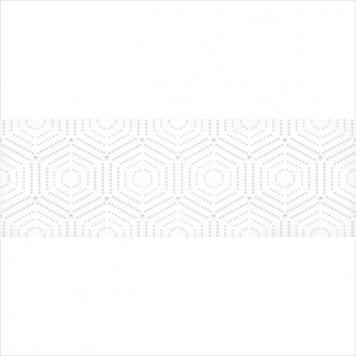 Парижанка (арт.1664-0183) 20x60 геометрия белая