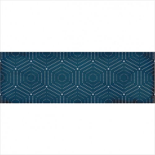 Парижанка (арт.1664-0180) 20x60 геометрия синяя