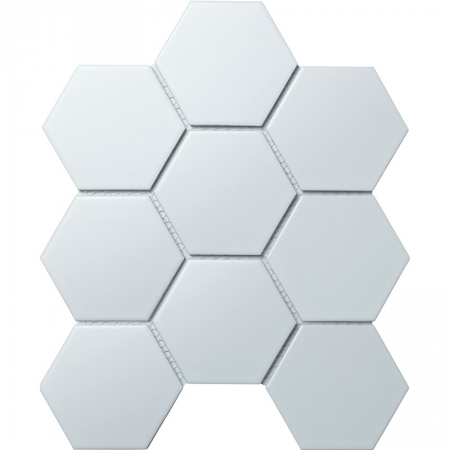 Hexagon Big White Matt